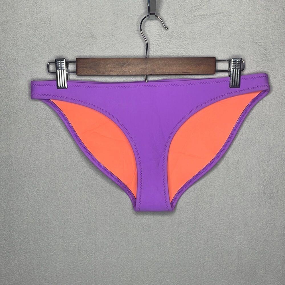Triangl 100% Neoprene Swim Bottoms Purple and Orange Size L